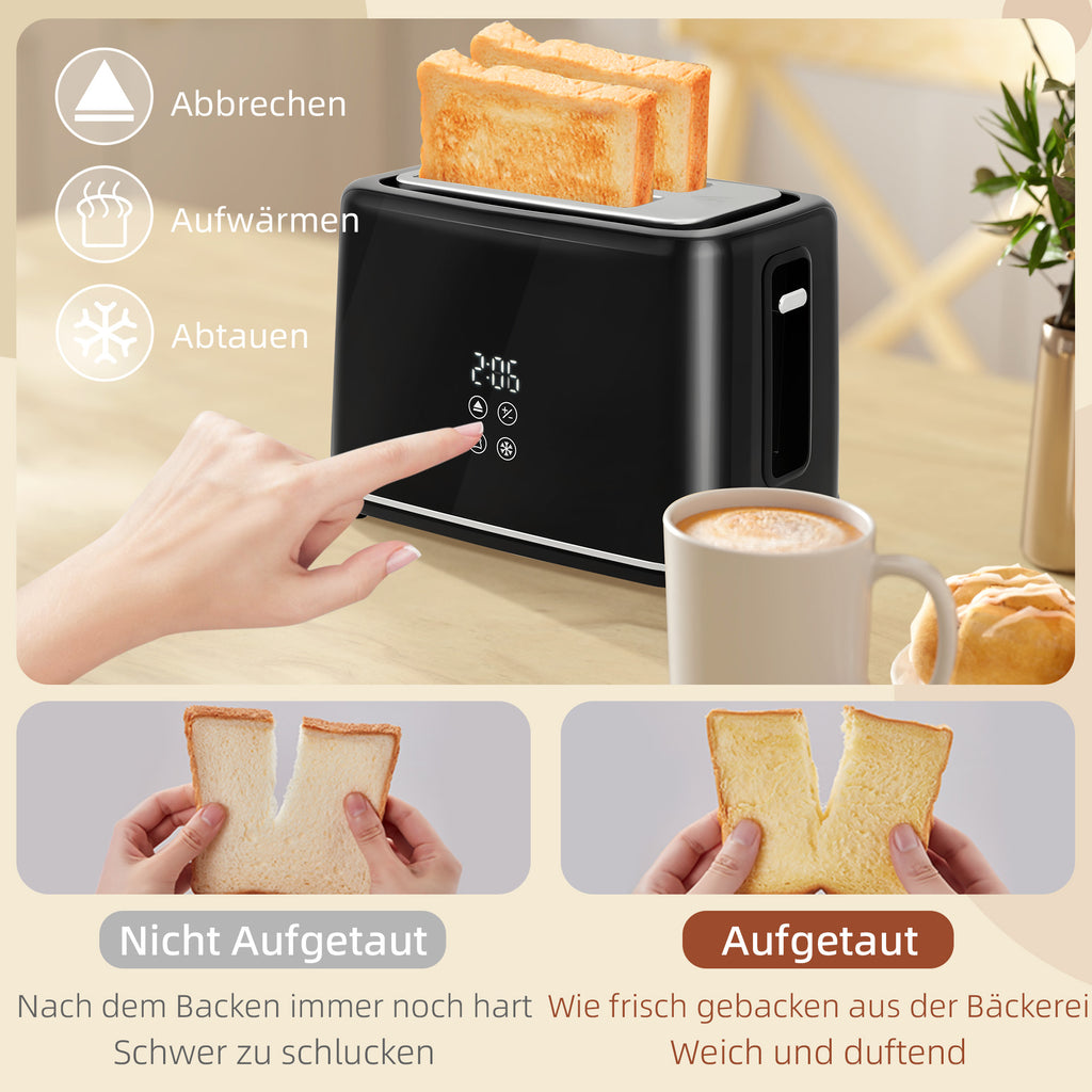 Küchenset Mit Wasserkocher Und Toaster, 7 Bräunungsstufe