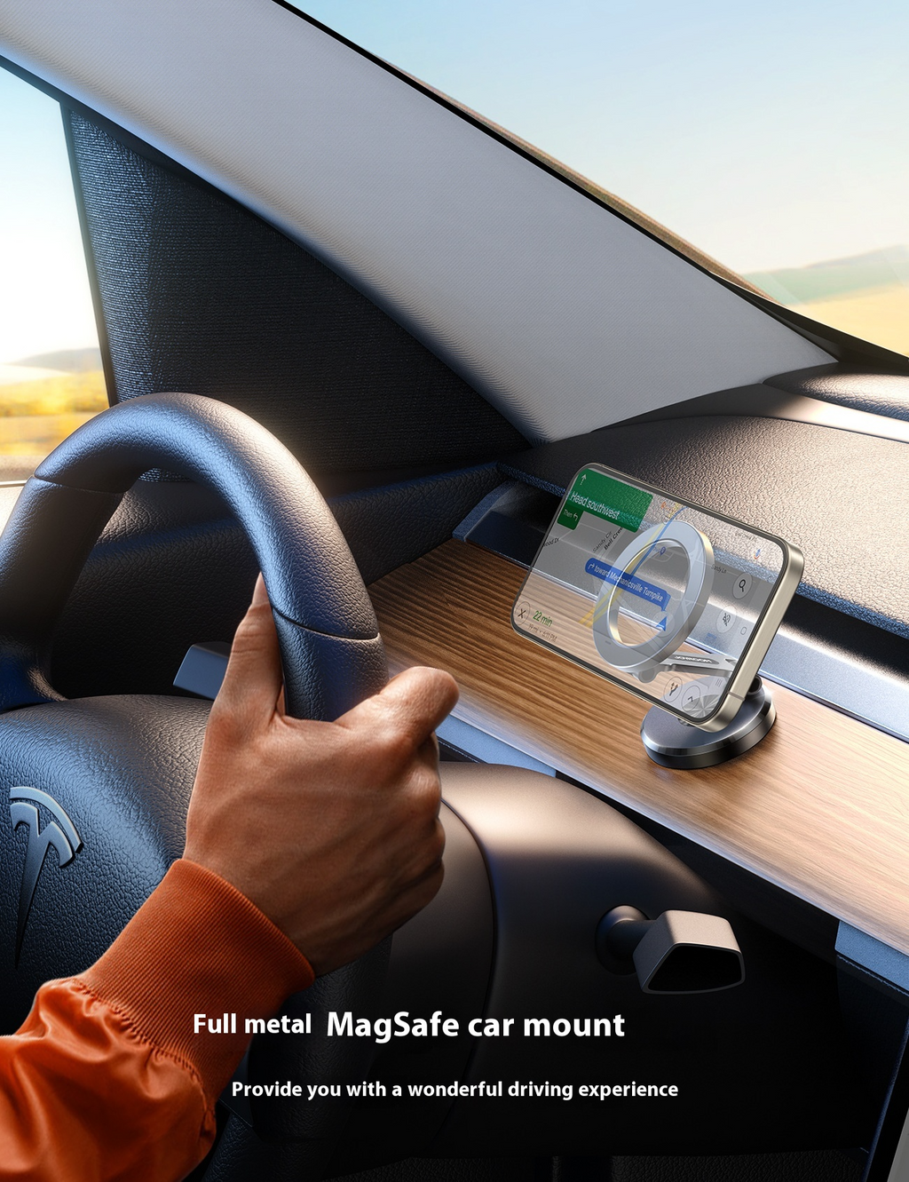 (US-DE Shipping) MagSafe Car Mount Phone Holder
