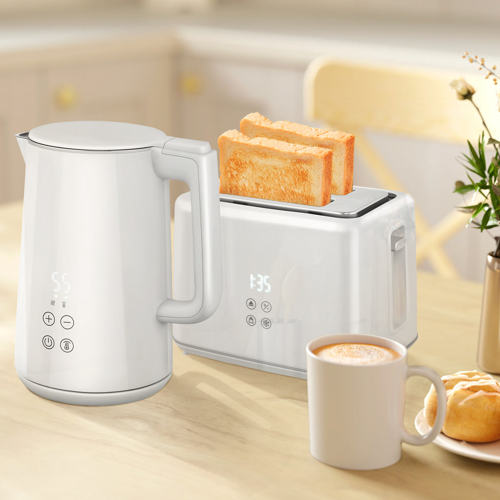 Küchenset Mit Wasserkocher Und Toaster, 7 Bräunungsstufe