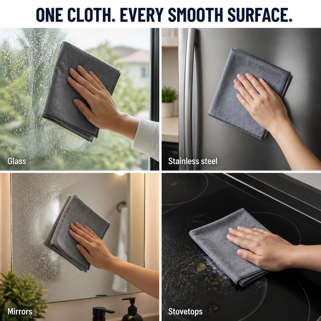 Lumaclean™ — Clean Glass, Mirrors & Car Windows Streaklessly with Only Water