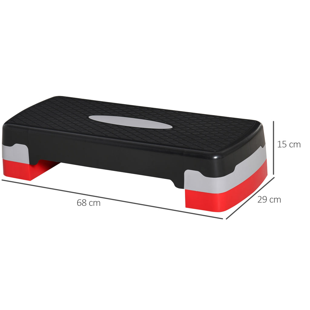 Steppbrett Aerobic Fitness Stepper Heimtrainer Höhenverstellbar
