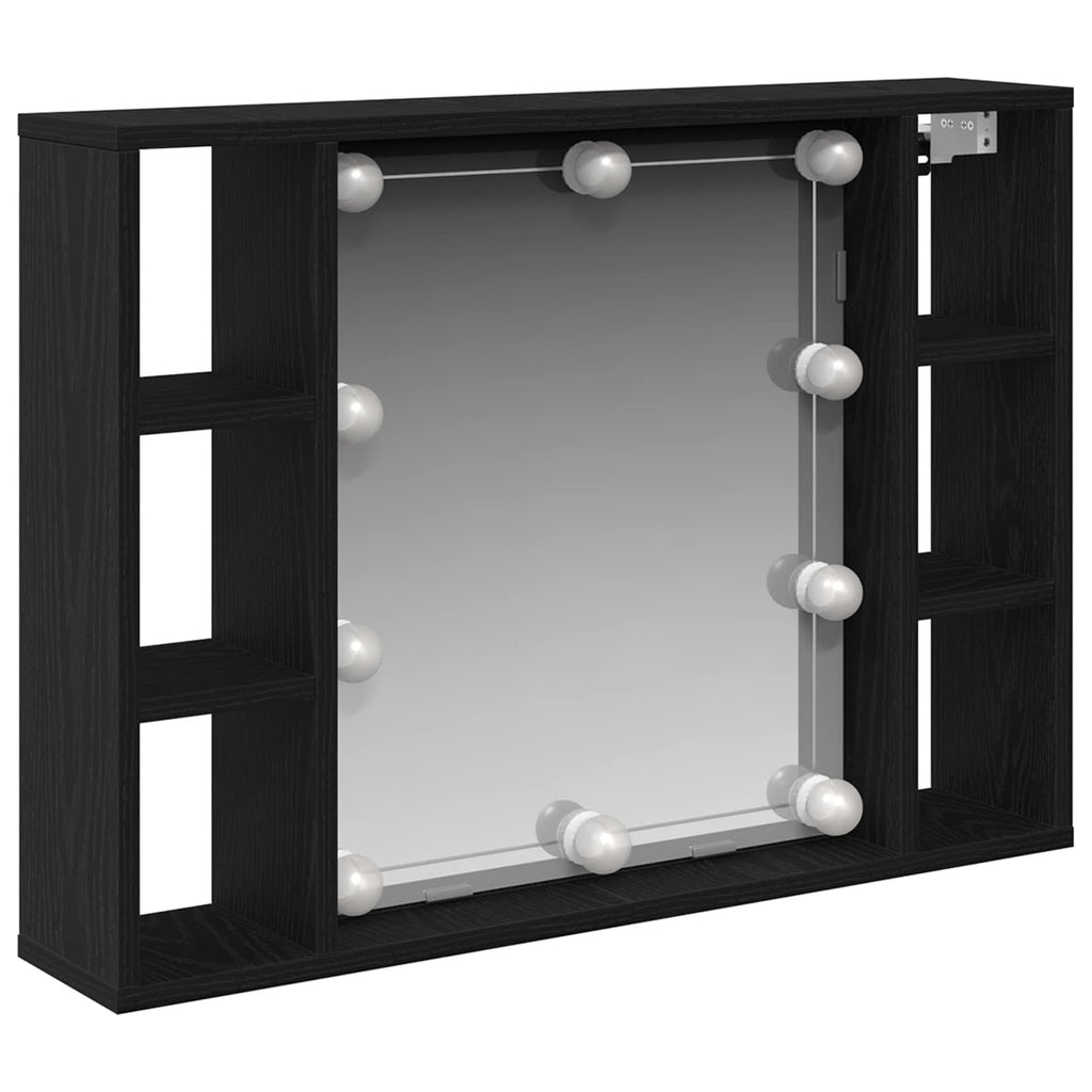 Spiegelschrank Mit LED Badschrank Badspiegel Badezimmer Hängeschrank VidaXL