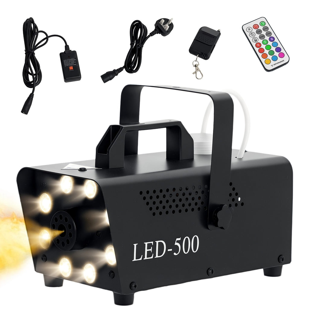Nebelmaschine 450W Rauchmaschine Mit 13 Farbigen LED Lichtern Und RGB Effekt