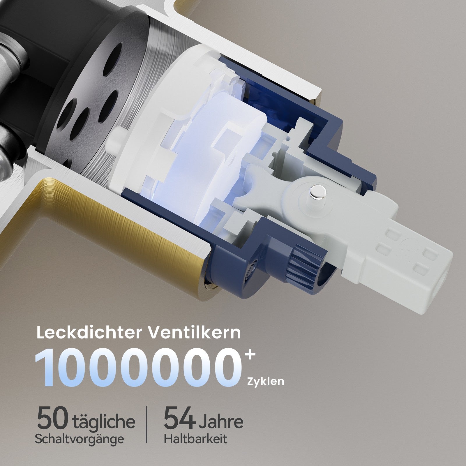 360° Drehbarer Küchenarmatur Wasserhahn Mischbatterie Küche Spültischarmat