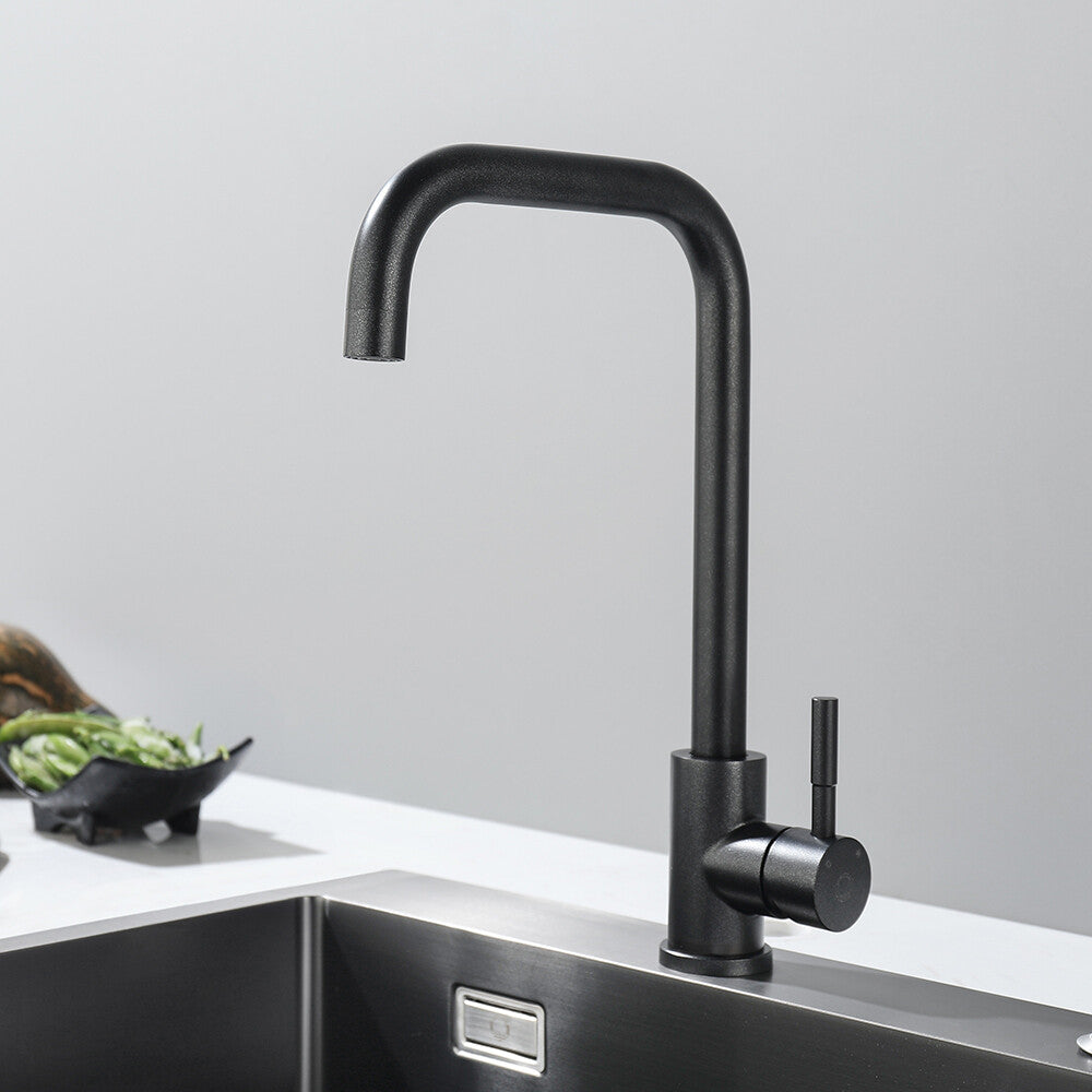 360° Drehbarer Küchenarmatur Wasserhahn Mischbatterie Küche Spültischarmat
