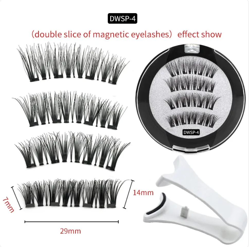 (US-DE Shipping) Reusable Magnetic Natural False Eyelashes