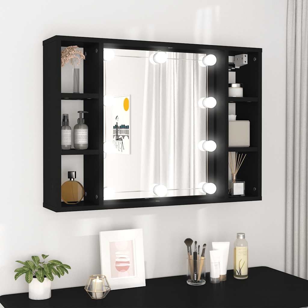 Spiegelschrank Mit LED Badschrank Badspiegel Badezimmer Hängeschrank VidaXL