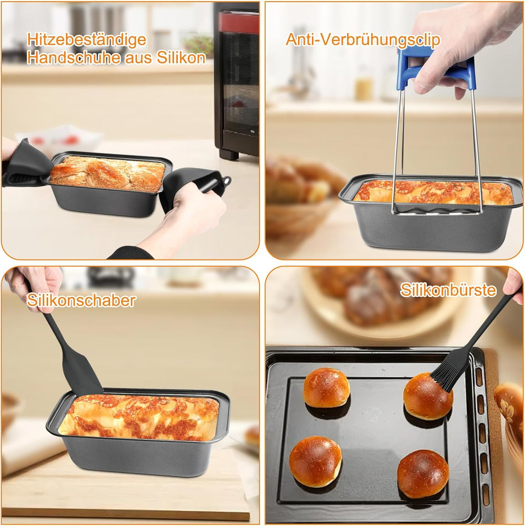 19PCS Zubehör Heißluftfritteuse Für Ninja Foodi AF400EU AF300EU AF500EU, Airfryer Zubehör Silikonform Heißluftfritteuse Zubehör Dual Zone Airfryer Accessories Für Innsky,Princess,Emerio 7,6L-9,5L
