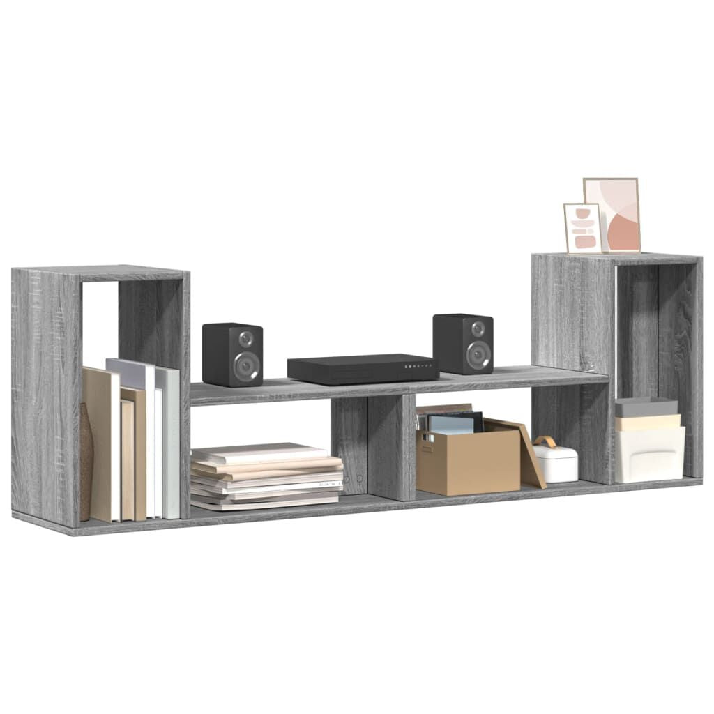 Tv-Schränke 2 Stk. Grau Sonoma 75X30X50 Cm Holzwerkstoff