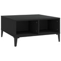 Couchtisch Schwarz 60X60X30 Cm Holzwerkstoff