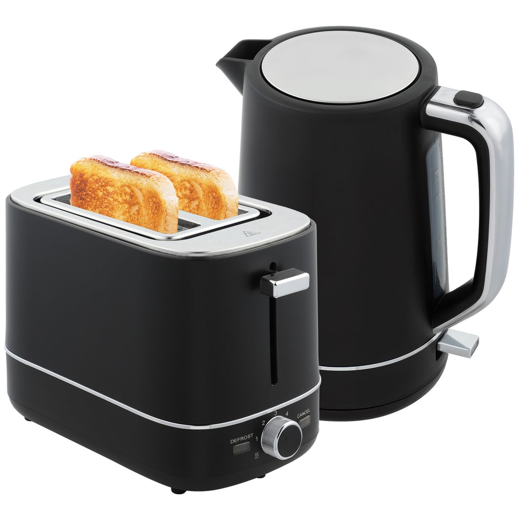 Wasserkocher Toaster Set Frühstück-Set Mit 1,7L Wasserkocher, 2 Scheiben Toaster