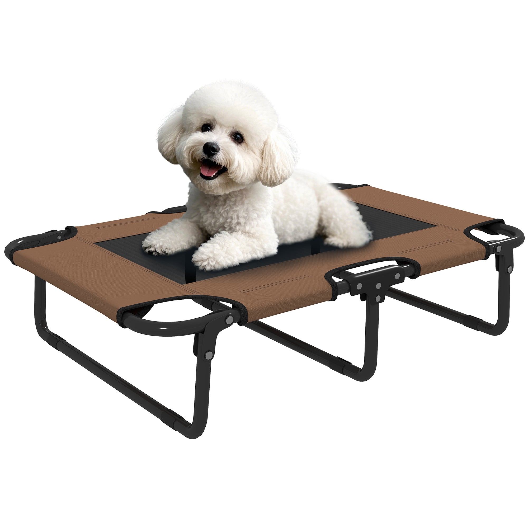 Erhöhtes Hundebett Klappbar Haustierbett, Outdoor Hundeliege Mit Netzdesign