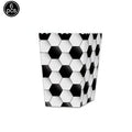 Soccer Paper Snack Bowls Disposable Dessert Food Paper Cups Birthday Party Supplies Football Theme Birthday Party Decors