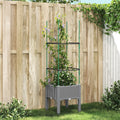 Pflanzkübel Mit Rankgitter Blumenkübel Gartenspalier Pflanzkasten PP Vidaxl