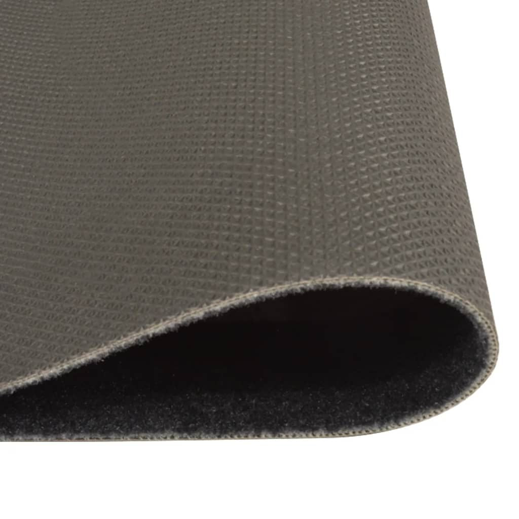 Küchenteppich Waschbar Coffee Schwarz 60X180 Cm Samt