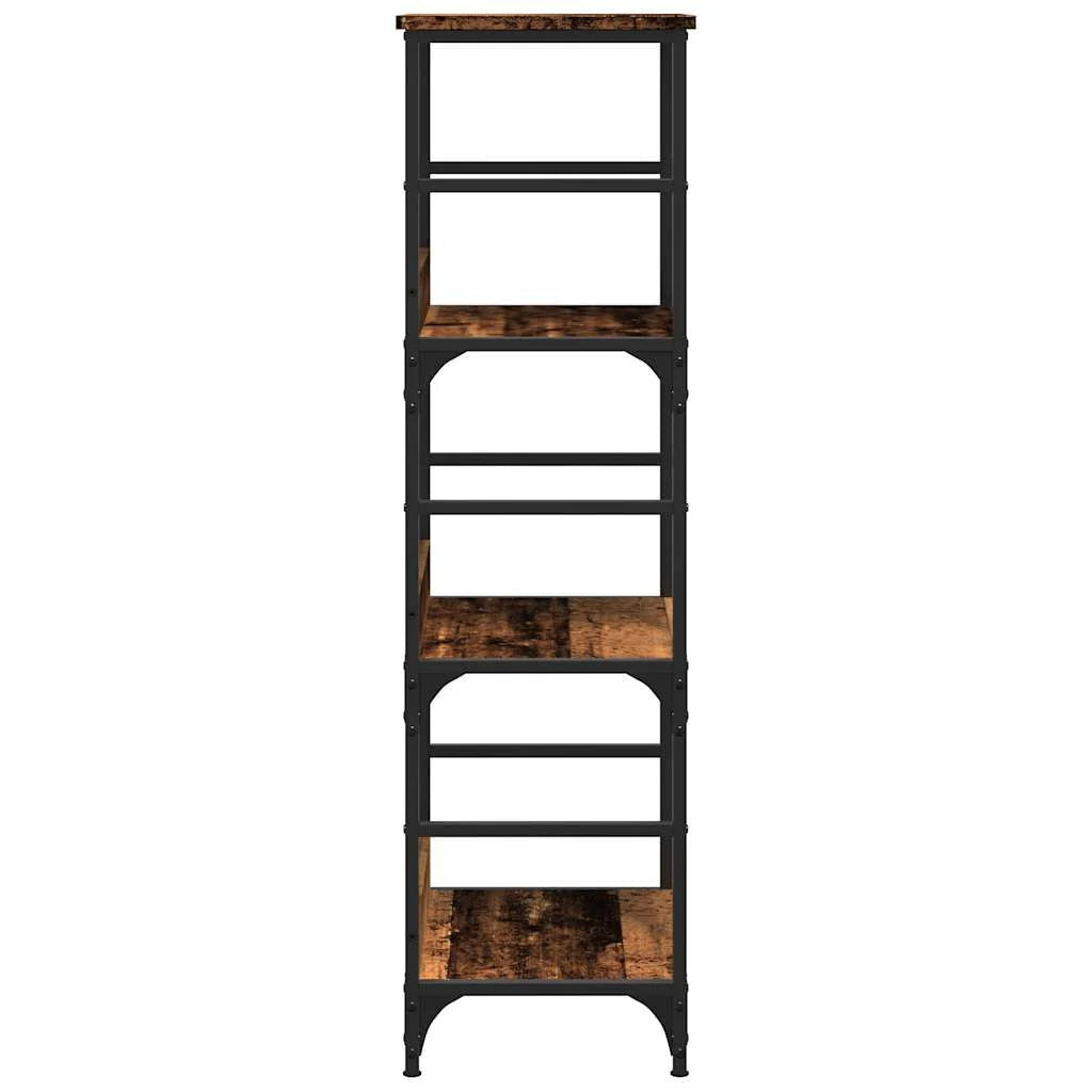 Bücherregal Altholz-Optik 50X33X117,5 Cm Holzwerkstoff