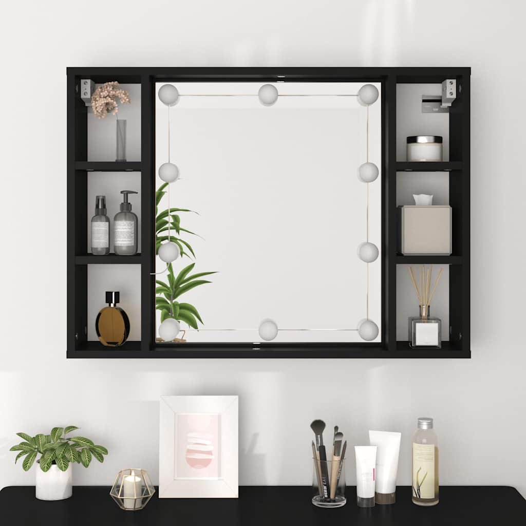 Spiegelschrank Mit LED Badschrank Badspiegel Badezimmer Hängeschrank VidaXL