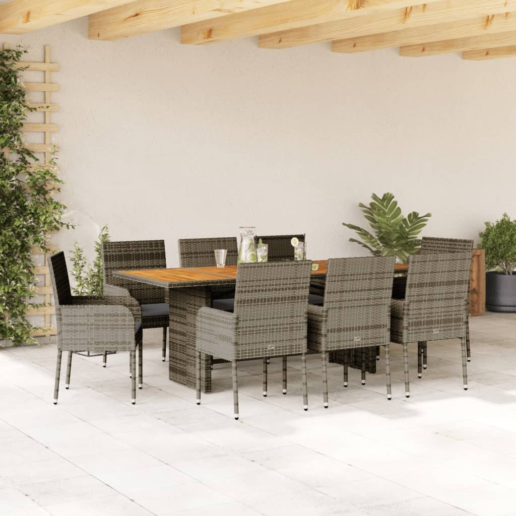 Gartenmöbel Set Essgruppe Sitzgruppe Gartengarnitur Gartenset Poly Rattan VidaXL