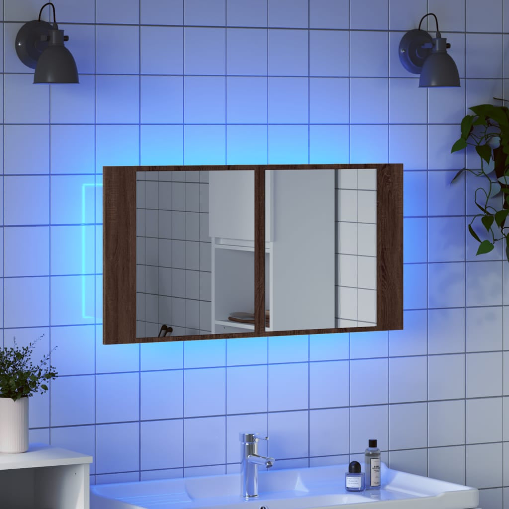 LED Bad Spiegelschrank Badschrank Badezimmerspiegel
