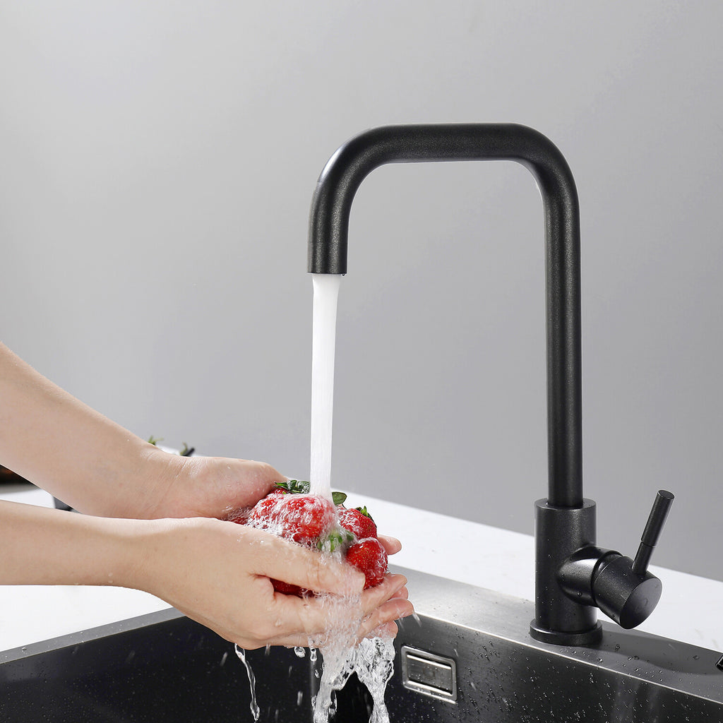 360° Drehbarer Küchenarmatur Wasserhahn Mischbatterie Küche Spültischarmat