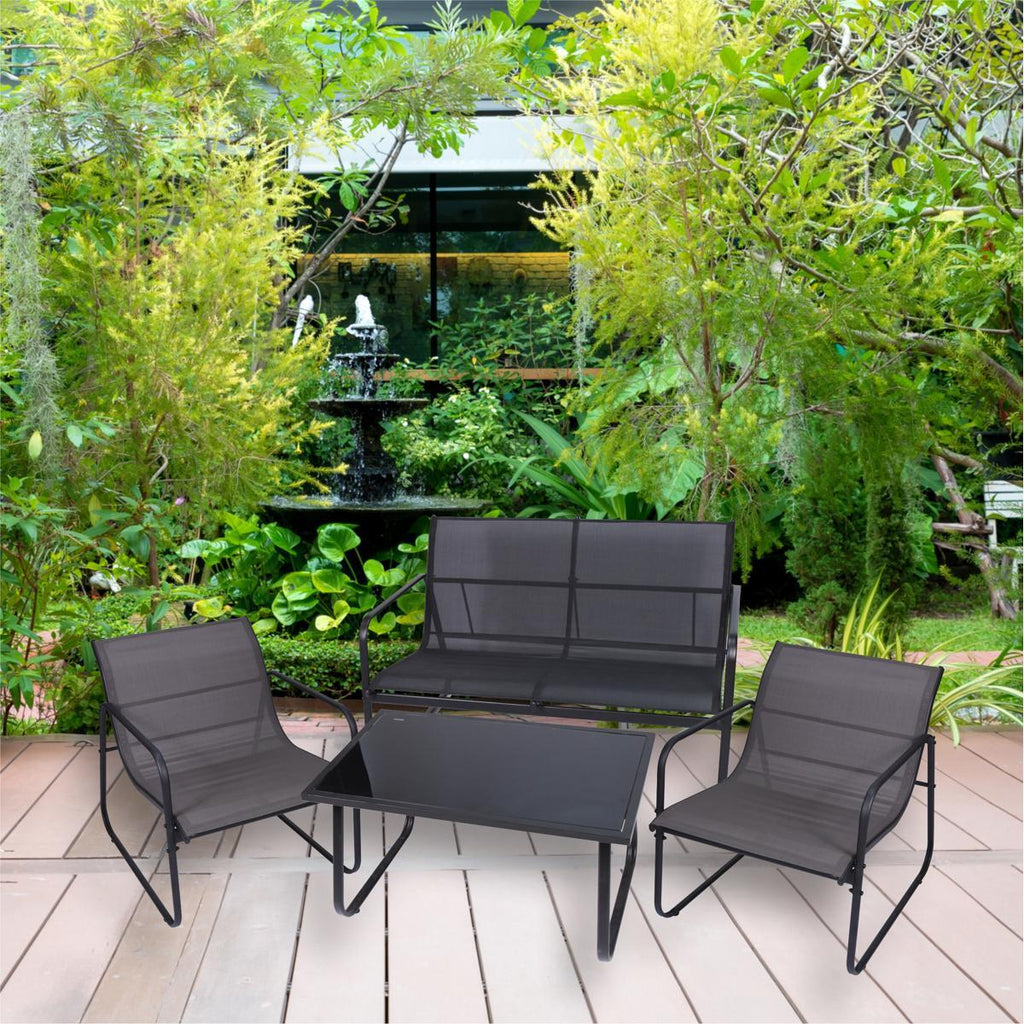 4Er Set Astoria Sitzgarnitur Garten-Garnitur