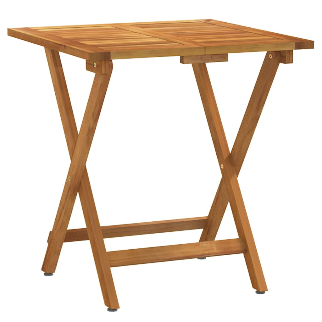 Bistro Set Klappbar Sitzgruppe Balkonmöbel 3-Tlg. Massivholz Akazie Vidaxl