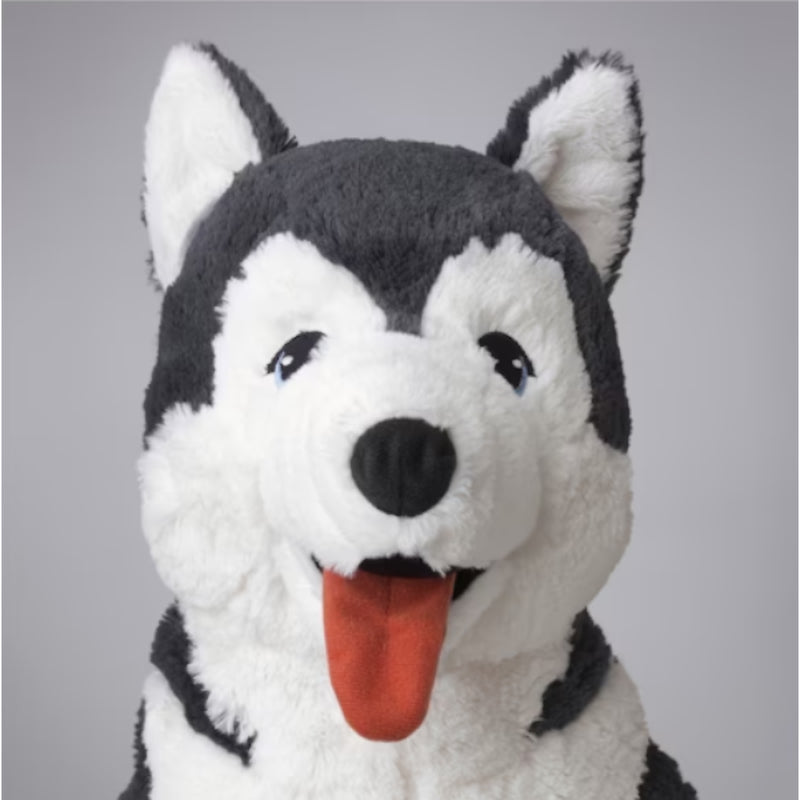 IKEA Spielzeug Stofftier Kuscheltier Plüschtie Stoffhund Hund Hai Dino Husky