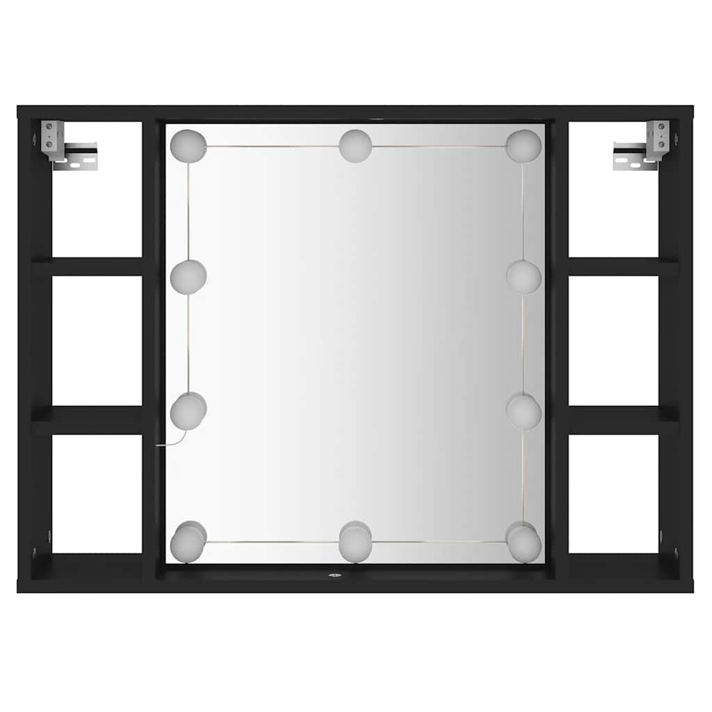 Spiegelschrank Mit LED Badschrank Badspiegel Badezimmer Hängeschrank VidaXL