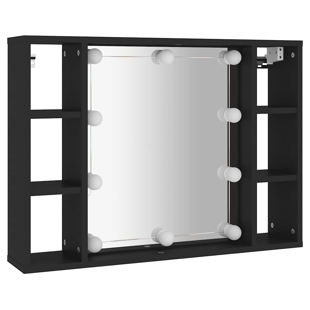 Spiegelschrank Mit LED Badschrank Badspiegel Badezimmer Hängeschrank VidaXL