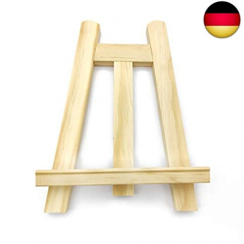 2 Stück Mini Staffelei, Tischplatte Tischkalender Ständer Holz, Kleine T
