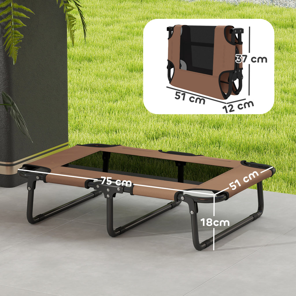 Erhöhtes Hundebett Klappbar Haustierbett, Outdoor Hundeliege Mit Netzdesign