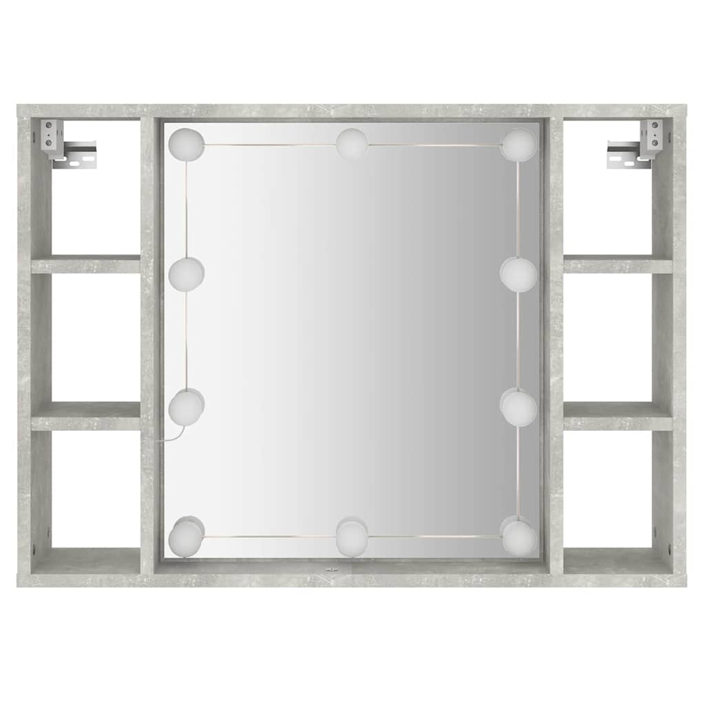 Spiegelschrank Mit LED Badschrank Badspiegel Badezimmer Hängeschrank VidaXL