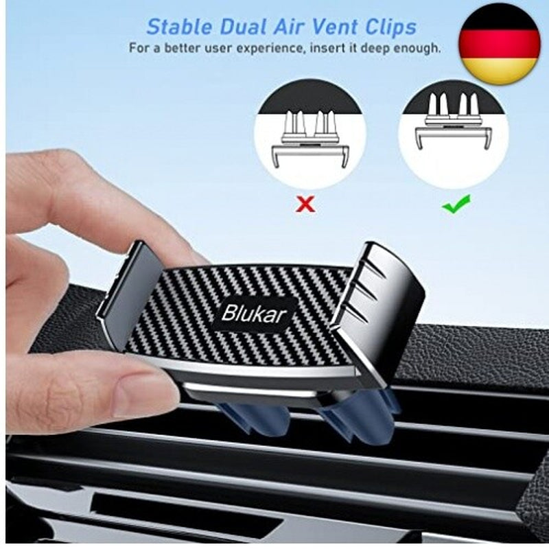 Handyhalterung Auto, Vent Halterung, Universal 360° Drehbare KFZ Lüftung 
