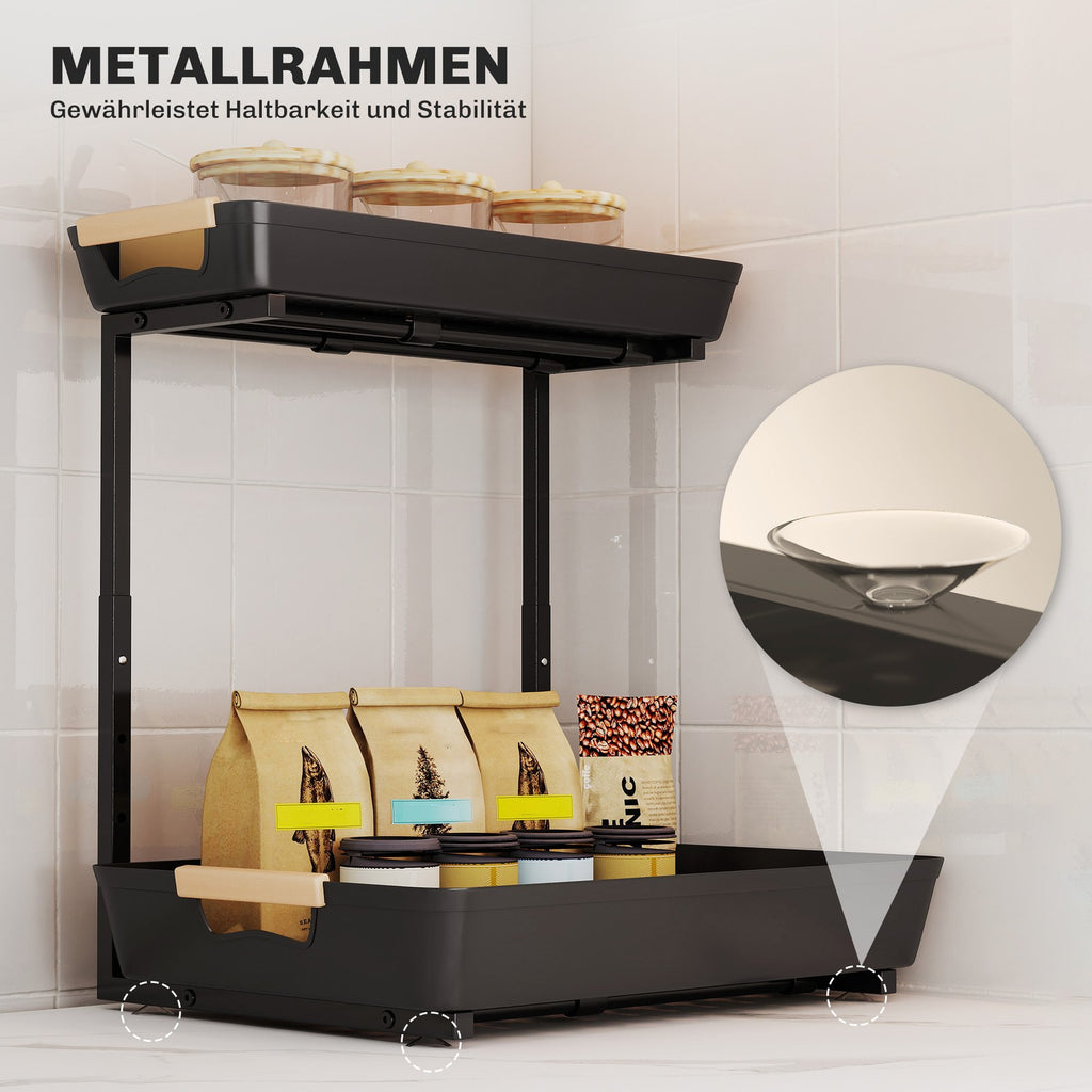 Küchenregal, Höhenverstellbar
