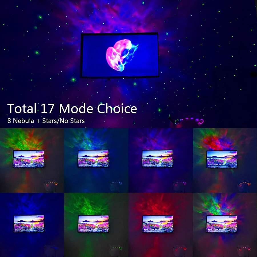 (US-Shipping) Astronaut Projector Galaxy Starry Sky Night Light Ocean Star LED Lamp Remote