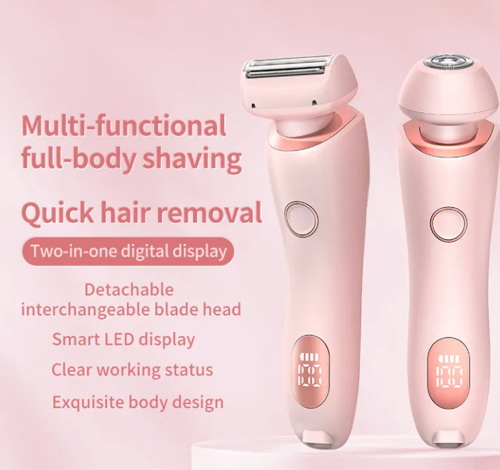 (US-DE Shipping) 2 In 1 Hair Removal Epilator