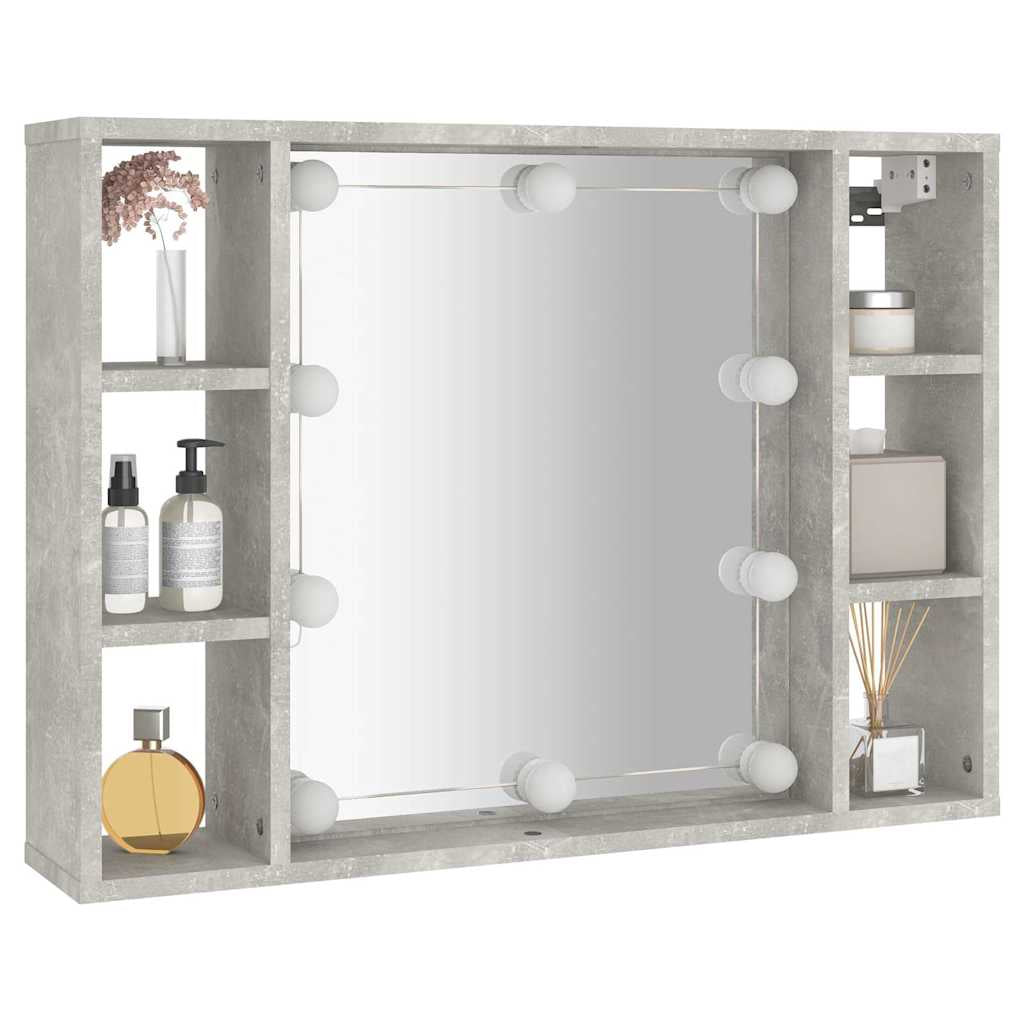 Spiegelschrank Mit LED Badschrank Badspiegel Badezimmer Hängeschrank VidaXL