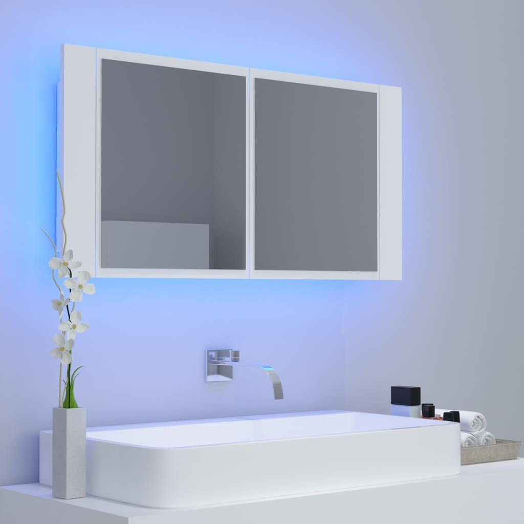LED Bad Spiegelschrank Badschrank Badezimmerspiegel