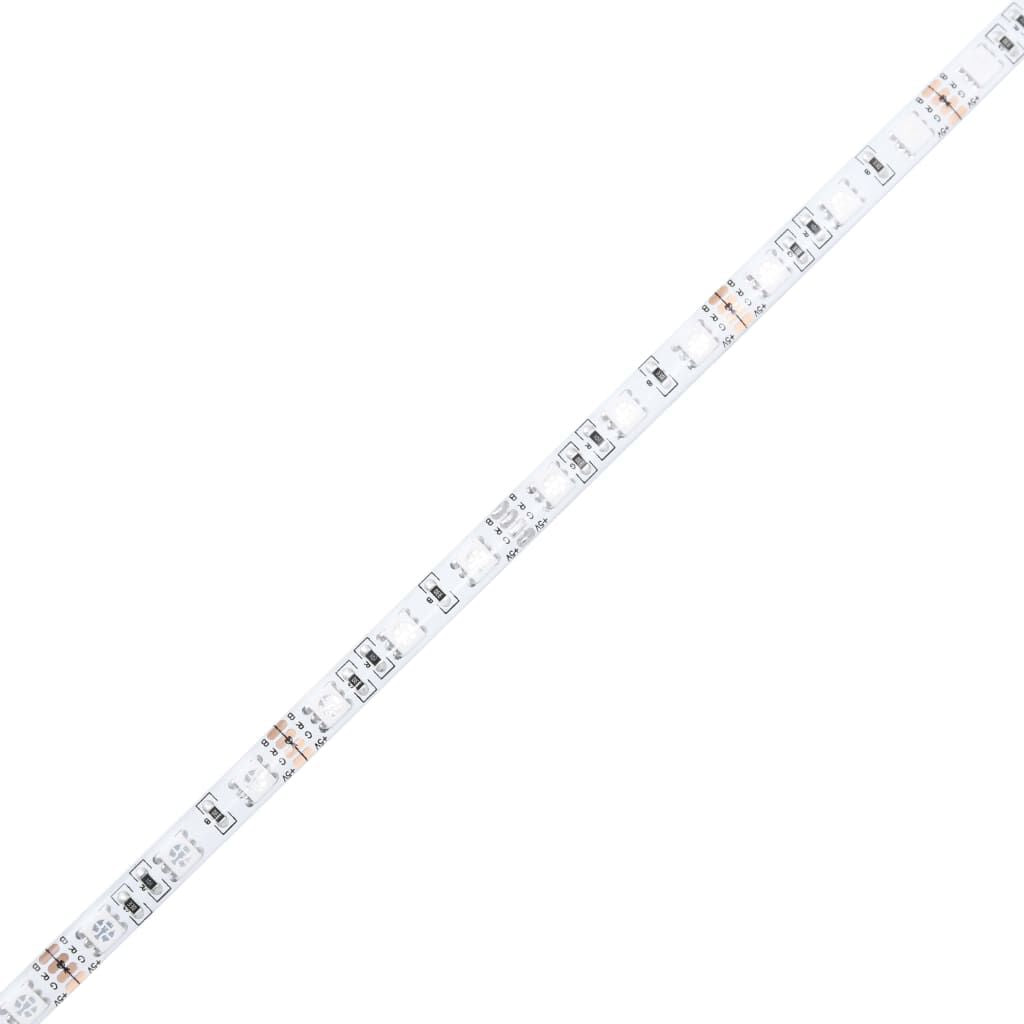 Couchtisch Mit Led-Leuchten Altholz-Optik 50X50X40 Cm