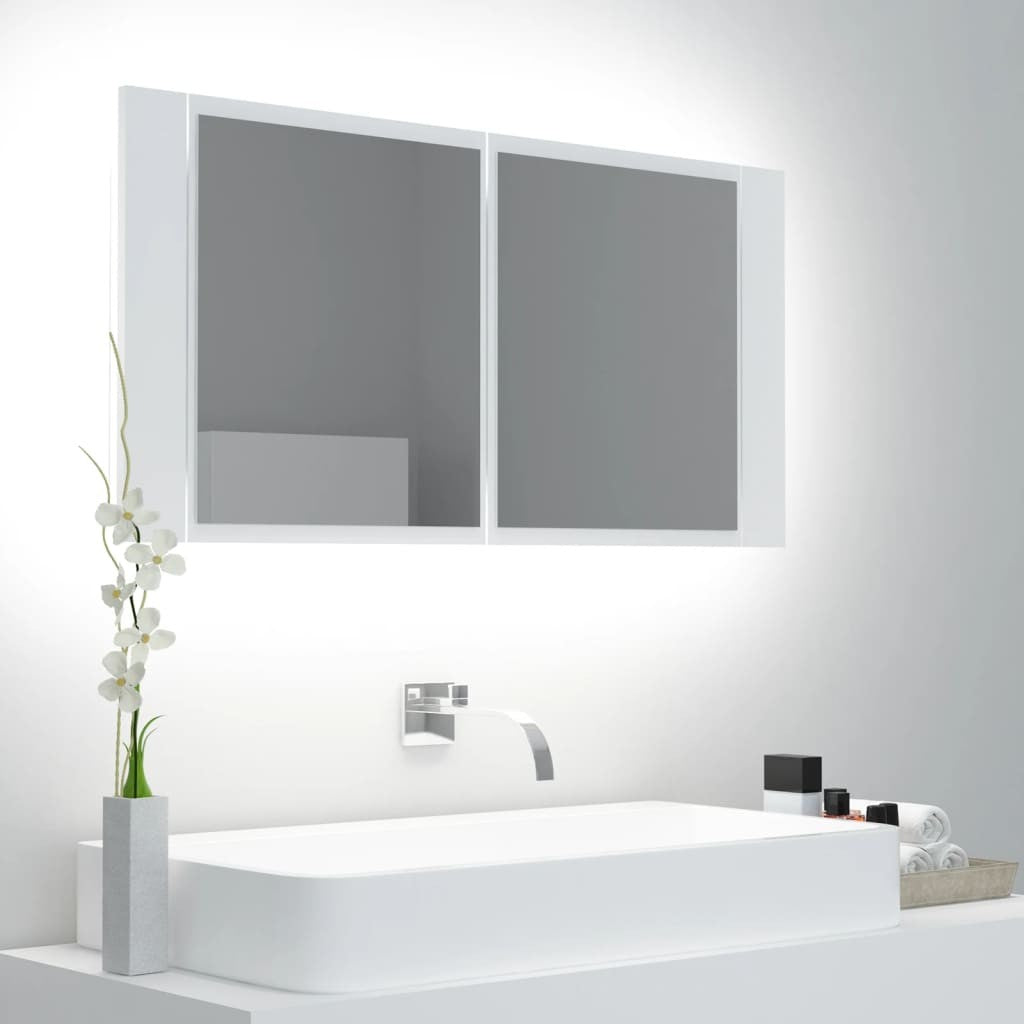 LED Bad Spiegelschrank Badschrank Badezimmerspiegel