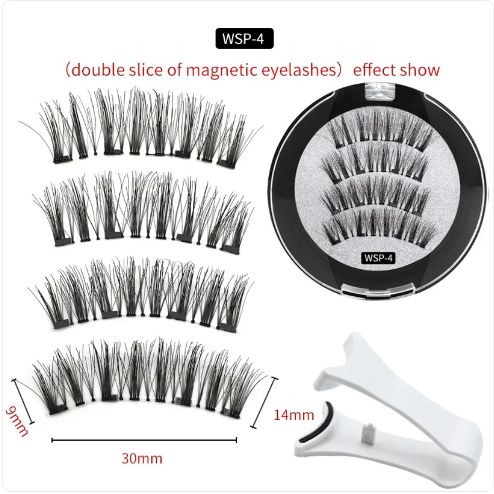 (US-DE Shipping) Reusable Magnetic Natural False Eyelashes