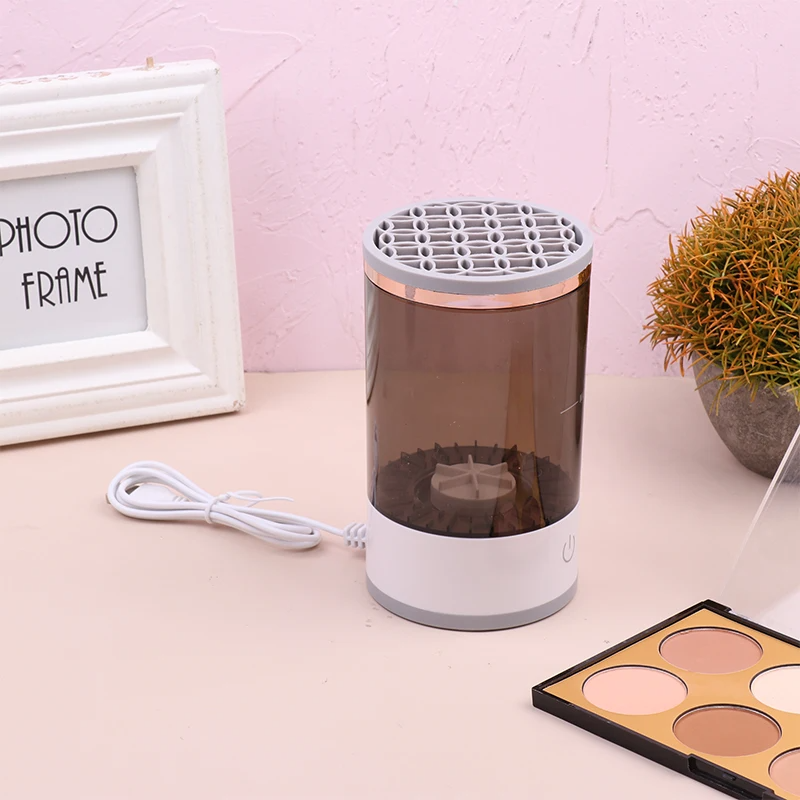 (US Shipping ) Automatic Brush Cleaner Electric Makeup Brush Cleaning Machine Fast Clean Dryer