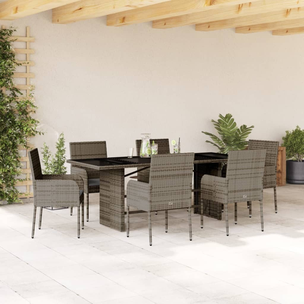 Gartenmöbel Set Essgruppe Sitzgruppe Gartengarnitur Gartenset Poly Rattan VidaXL