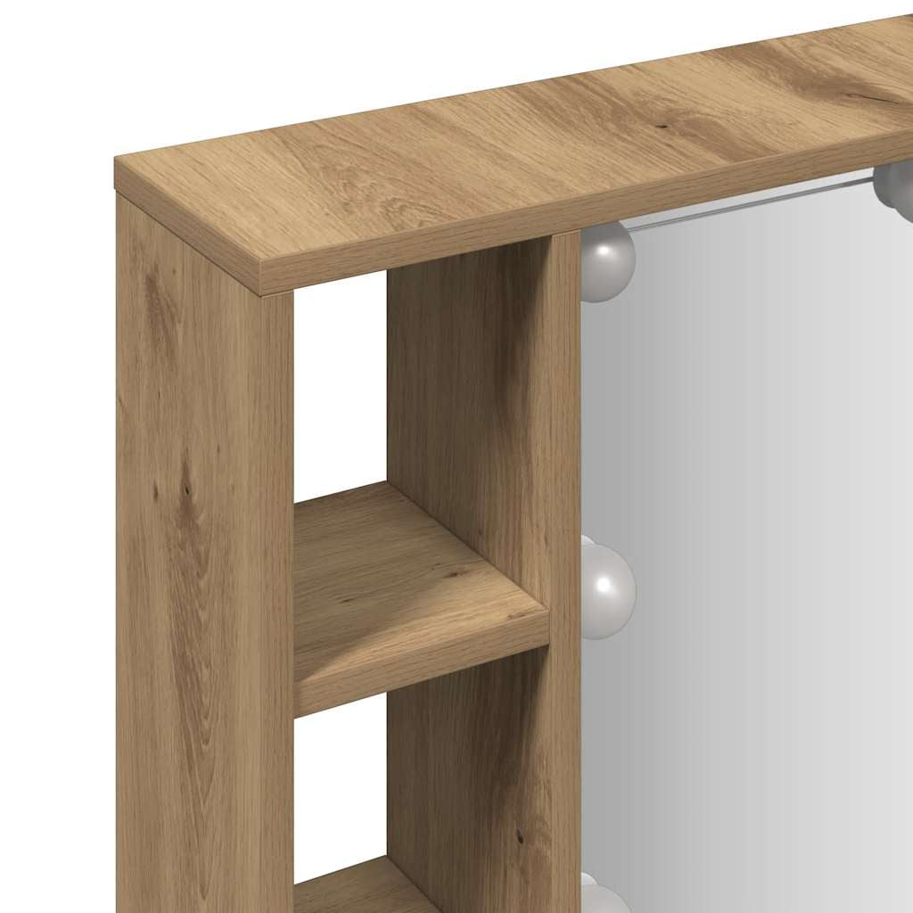 Spiegelschrank Mit LED Badschrank Badspiegel Badezimmer Hängeschrank VidaXL