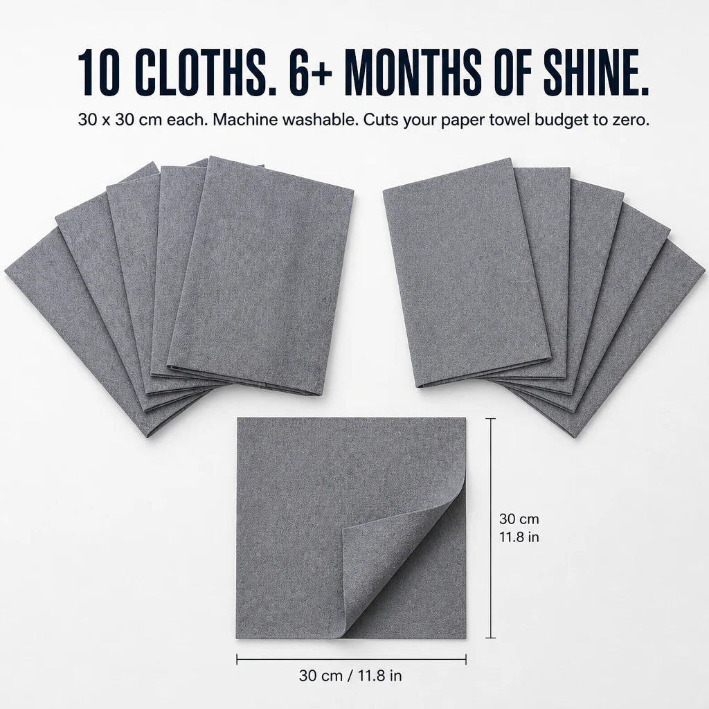 Lumaclean™ — Clean Glass, Mirrors & Car Windows Streaklessly with Only Water