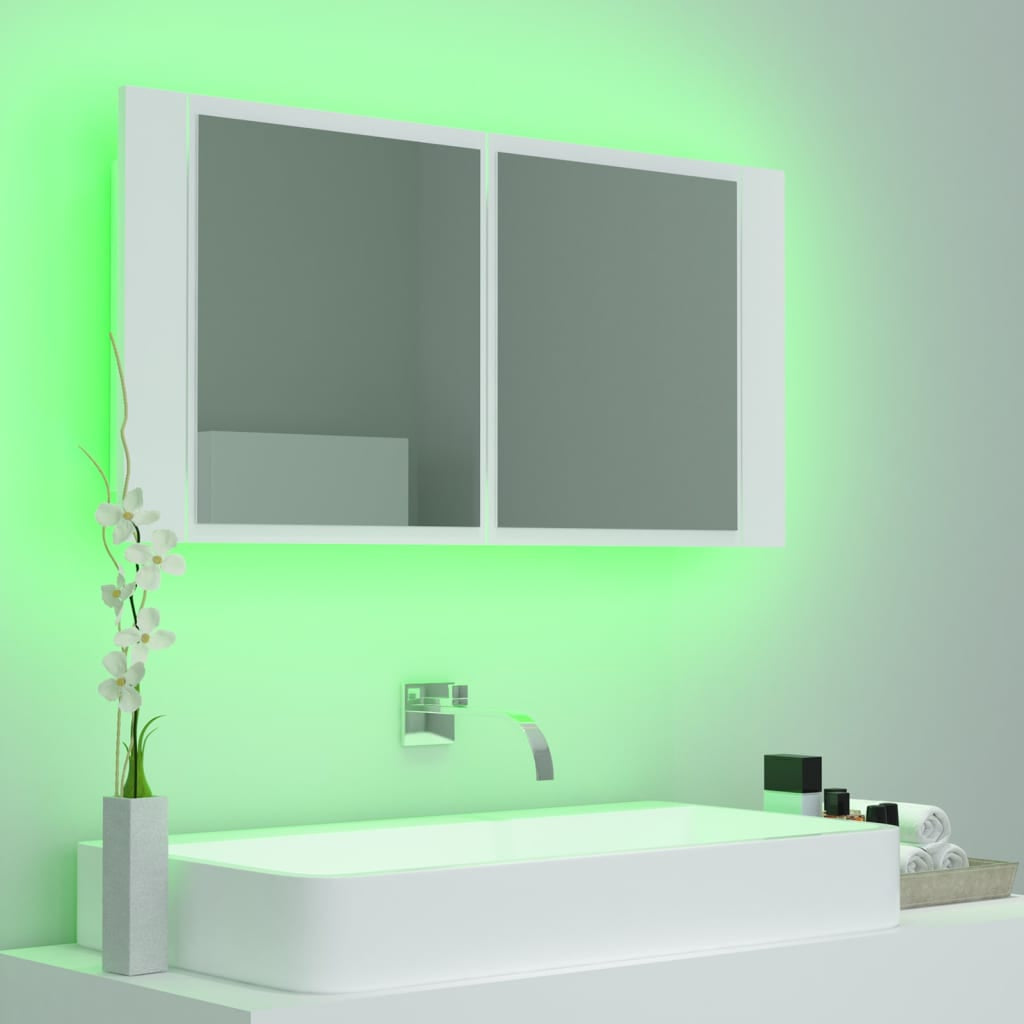 LED Bad Spiegelschrank Badschrank Badezimmerspiegel