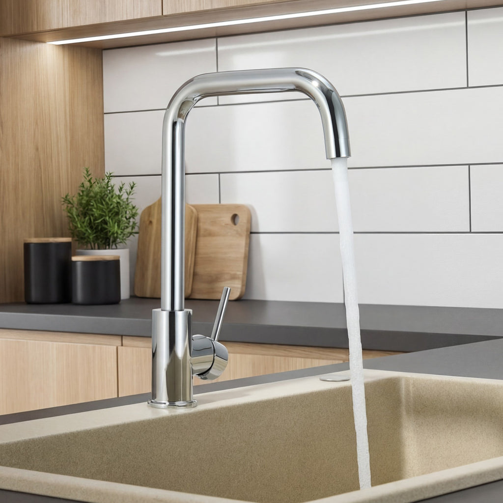 360° Drehbarer Küchenarmatur Wasserhahn Mischbatterie Küche Spültischarmat
