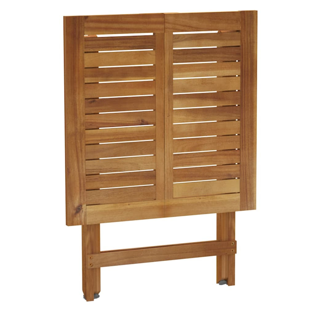 Bistro Set Klappbar Sitzgruppe Balkonmöbel 3-Tlg. Massivholz Akazie Vidaxl