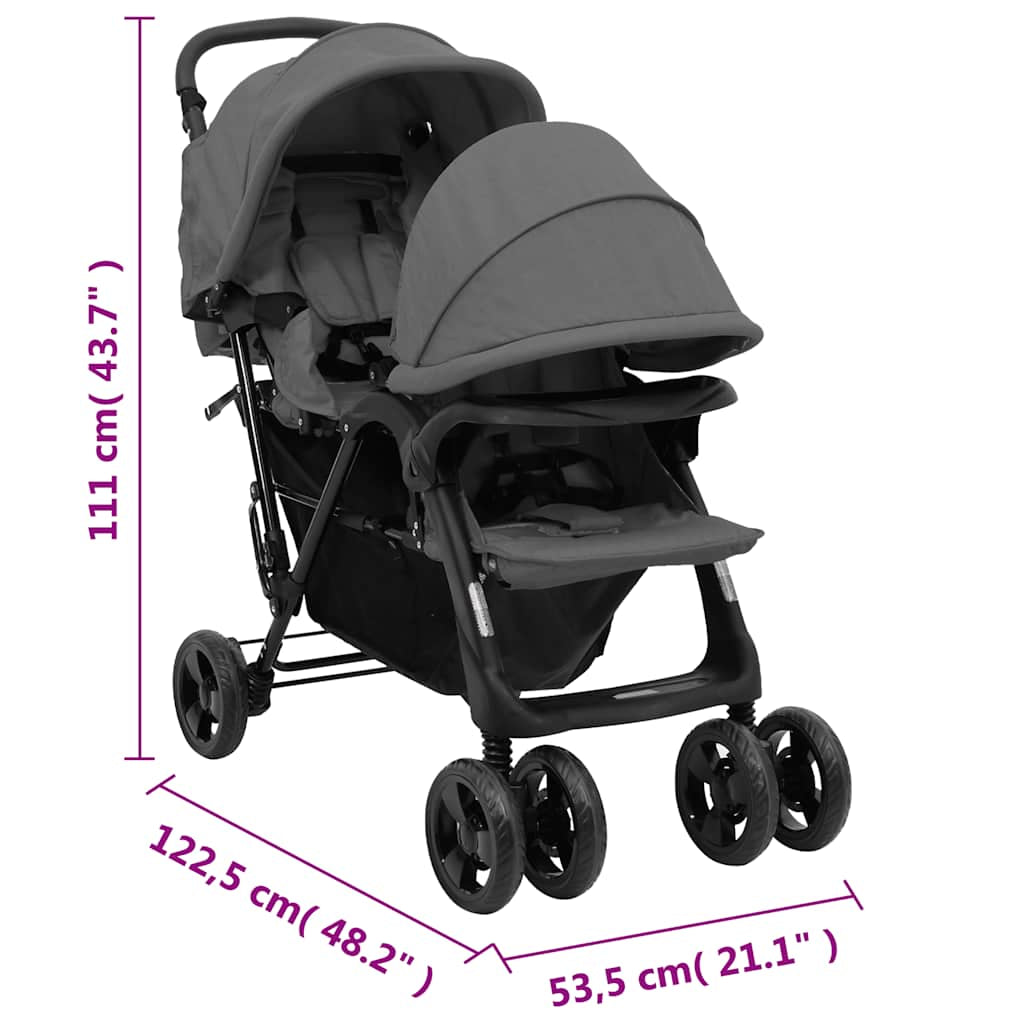 Kinderwagen für 2 Kinder