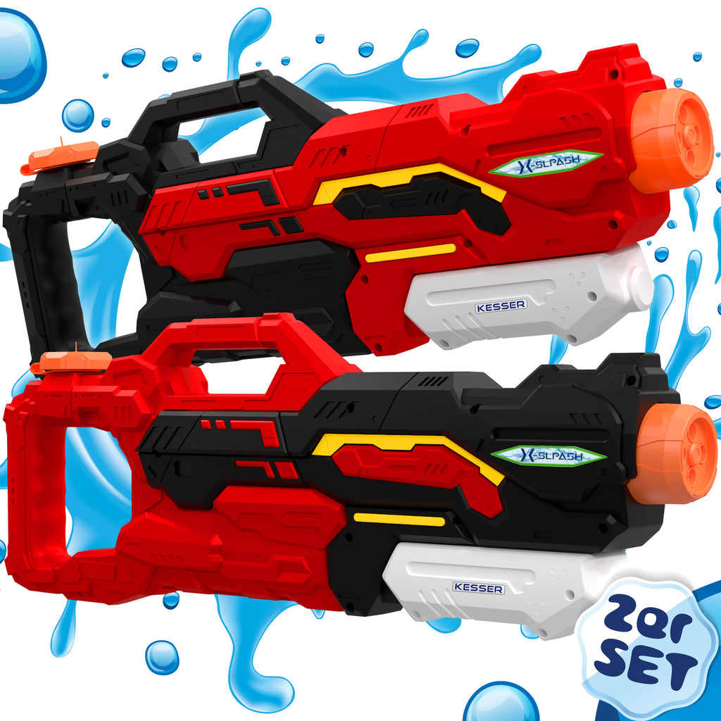 KESSER® Wasserpistole 2Er Set Wasserpistolen Spritzpistolen Reichweite 10-11M